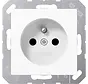 wandcontactdoos penaarde Safety+ A-range alpine wit (A 1520 FBFKI WW)