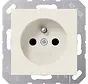 wandcontactdoos penaarde Safety+ A-range creme (A 1520 FKI)