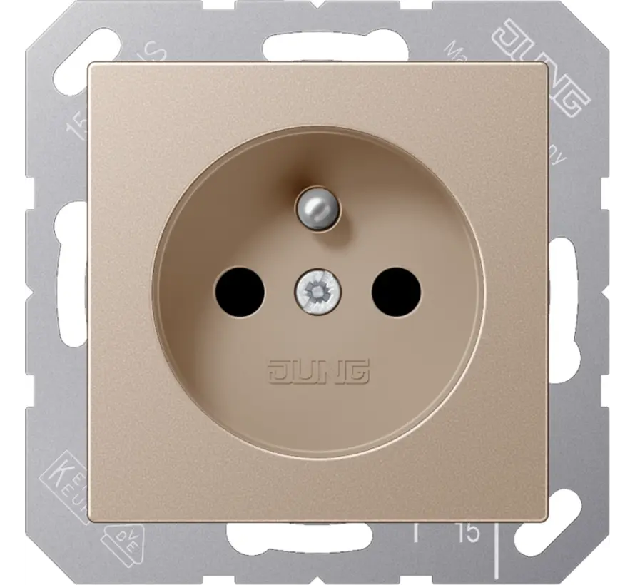 wandcontactdoos penaarde Safety+ A-range champagne (A 1520 FKI CH)