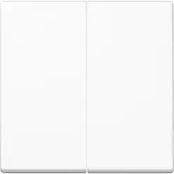 JUNG dimmerknop 2-voudig serietastdimmer A-range alpine wit (A 1702 BF WW)