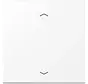 jaloezieknop tbv elektronische jaloezieactor LS990 sneeuwwit mat (LS 1700 P WWM)