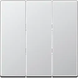 JUNG schakelwip 3-voudig A-range aluminium (A 593 BF AL)