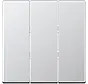 schakelwip 3-voudig A-range aluminium (A 593 BF AL)