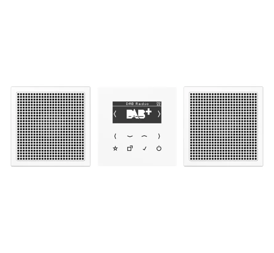 smart radio DAB+ set met 2 luidsprekers LS990 alpine wit (DAB LS2 WW)