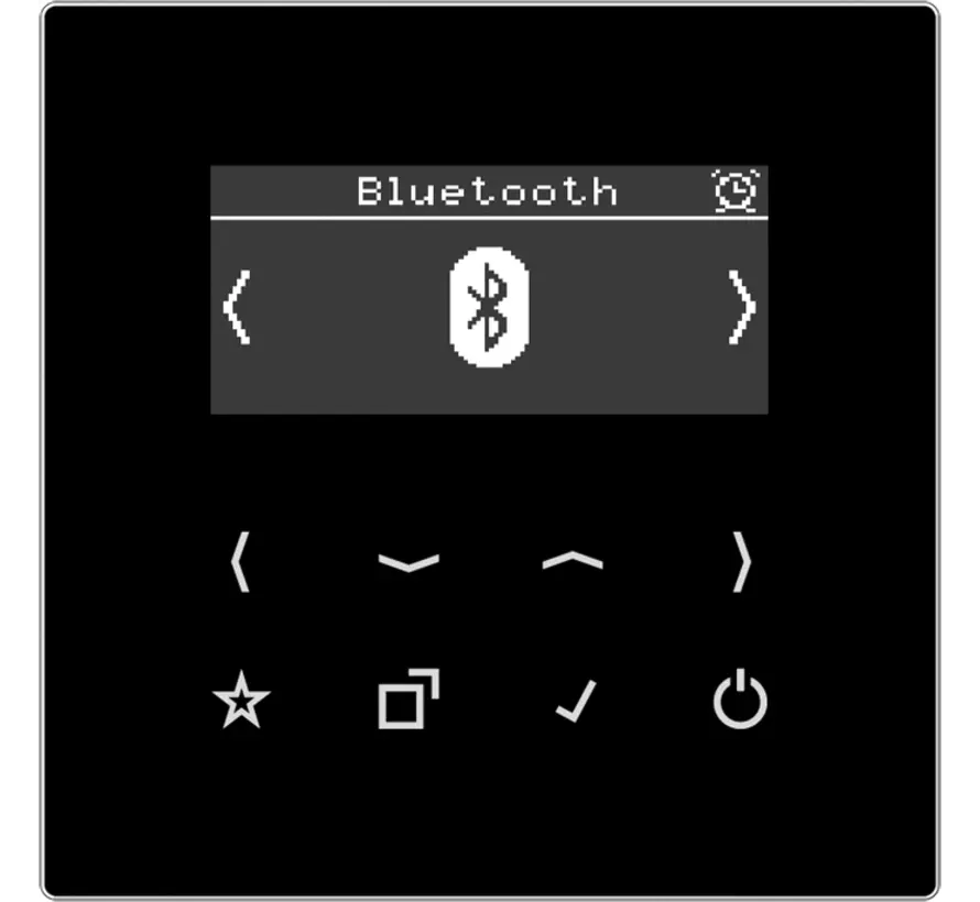 smart radio DAB+ Bluetooth zonder luidspreker LS990 zwart glans (DAB LS BT SW)