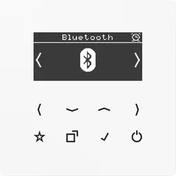 JUNG smart radio DAB+ Bluetooth zonder luidspreker LS990 alpine wit (DAB LS BT WW)
