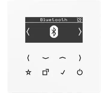 JUNG smart radio DAB+ Bluetooth zonder luidspreker LS990 alpine wit (DAB LS BT WW)
