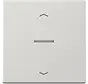 schakelwip met controlevenster en pijlsymbolen voor HOME draadloze schakelaar LS990 lichtgrijs (LS 101 KO5P LG)