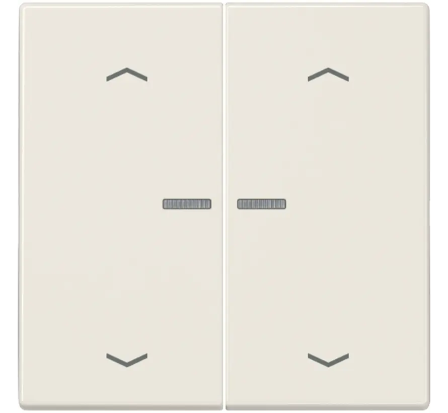 schakelwip 2-voudig met controlevenster en pijlsymbolen voor HOME draadloze schakelaar LS990 creme (LS 102 KO5P)