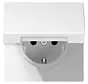 wandcontactdoos randaarde Safety+ met klapdeksel LS990 alpine wit (LS 1520 NBFKIKL WW)