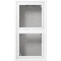 JUNG opbouwbak 2-voudig LS990 sneeuwwit mat (LS 582 A WWM)