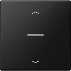 JUNG schakelwip met controlevenster en pijlsymbolen voor HOME draadloze schakelaar LS990 grafietzwart mat (LS 101 KO5P SWM)