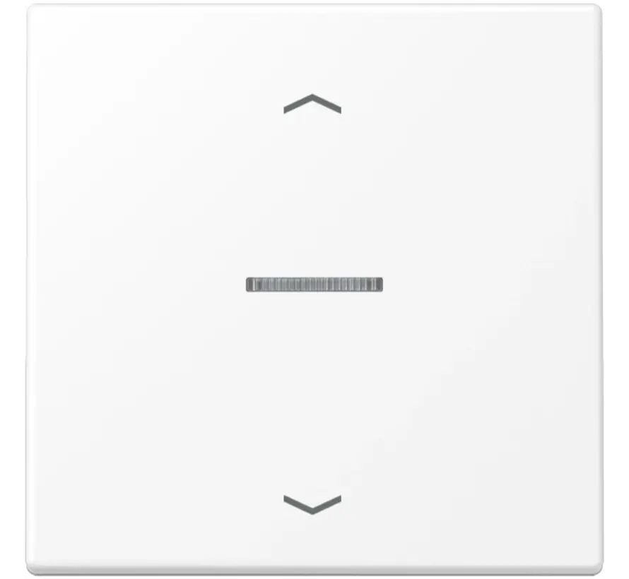 schakelwip met controlevenster en pijlsymbolen voor HOME draadloze schakelaar LS990 sneeuwwit mat (LS 101 KO5P WWM)