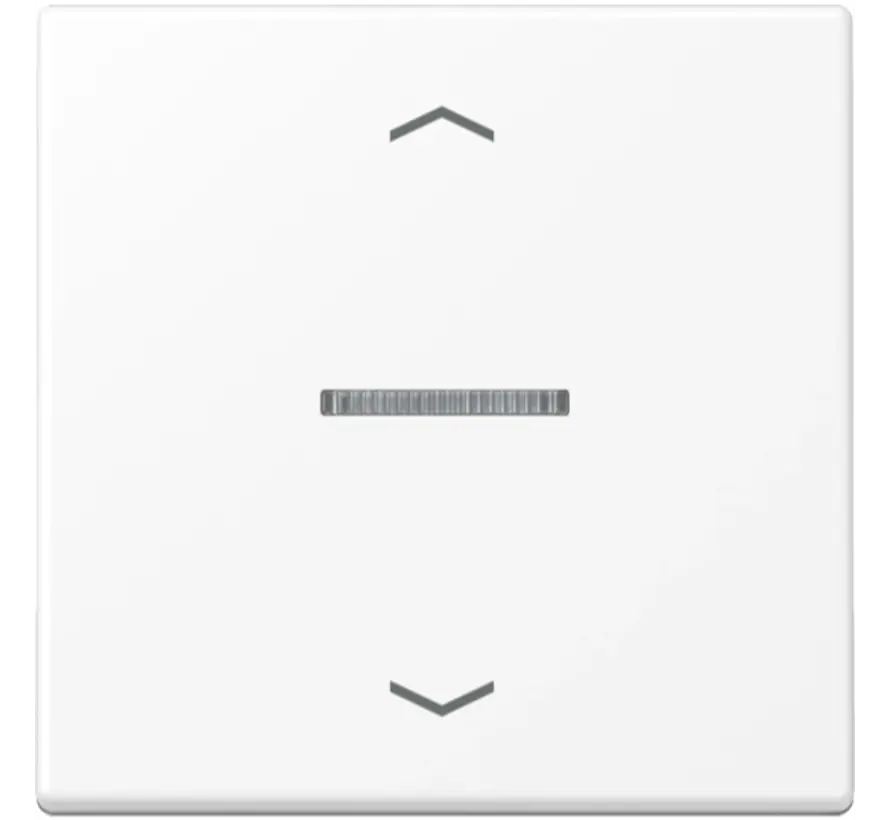 schakelwip met controlevenster en pijlsymbolen voor HOME draadloze schakelaar A-range sneeuwwit mat (A 101 KO5P BF WWM)