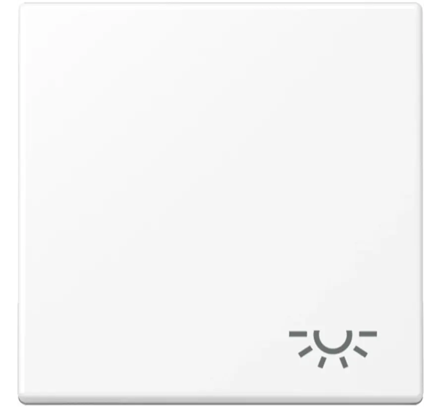 schakelwip met lichtsymbool A-range sneeuwwit mat (A 590 L WWM)
