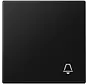 schakelwip met belsymbool LS990 grafietzwart mat (LS 990 K SWM)