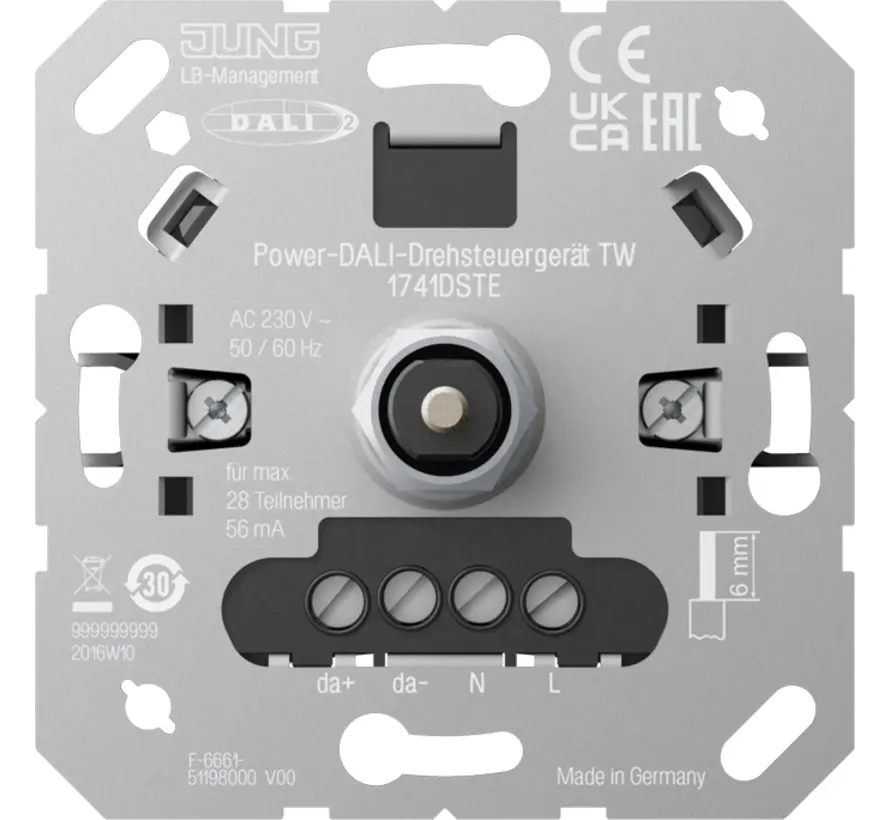 Power DALI-draaistuureenheid Tunable White (1741 DSTE)