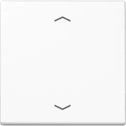 JUNG knop met pijlsymbolen tbv elektronische jaloezieactor A-range alpine wit (A 1700 BFP WW)