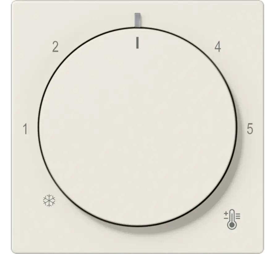 knop voor ruimtethermostaat A-range creme (A 1749 BF)