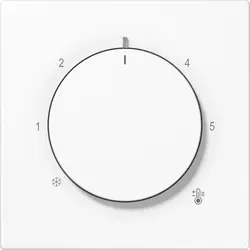 JUNG knop voor ruimtethermostaat LS990 alpine wit (LS 1749 BF WW)