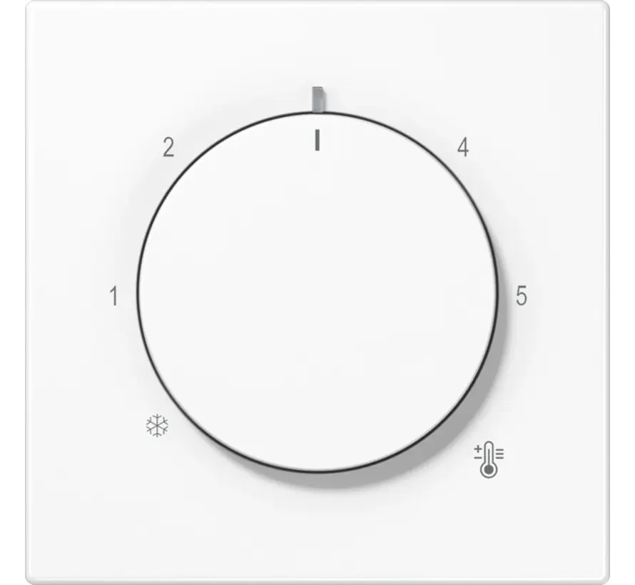 knop voor ruimtethermostaat LS990 alpine wit (LS 1749 BF WW)