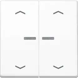 JUNG HOME dimmerknop 2-voudig met pijlsymbolen A-range alpine wit (BT A 17102 P WW)
