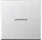 HOME dimmerknop 1-voudig A-range aluminium (BT A 17101 AL)