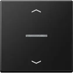 JUNG HOME dimmerknop 1-voudig met pijlsymbolen A-range grafietzwart mat (BT A 17101 P SWM)
