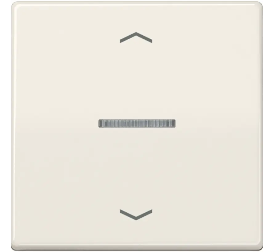 HOME dimmerknop 1-voudig met pijlsymbolen AS500 creme (BT AS 17101 P)