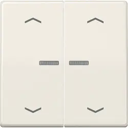 JUNG HOME dimmerknop 2-voudig met pijlsymbolen AS500 creme (BT AS 17102 P)