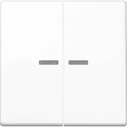 JUNG HOME dimmerknop 2-voudig AS500 alpine wit (BT AS 17102 WW)