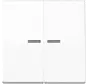 HOME dimmerknop 2-voudig AS500 alpine wit (BT AS 17102 WW)