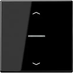 JUNG HOME dimmerknop 1-voudig met pijlsymbolen LS990 zwart glans (BT LS 17101 P SW)