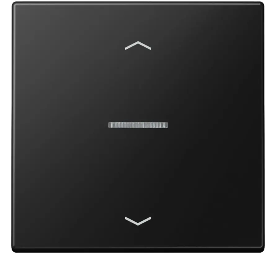 HOME dimmerknop 1-voudig met pijlsymbolen LS990 grafietzwart mat (BT LS 17101 P SWM)