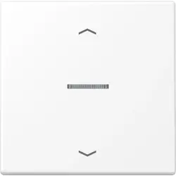 JUNG HOME dimmerknop 1-voudig met pijlsymbolen LS990 sneeuwwit mat (BT LS 17101 P WWM)