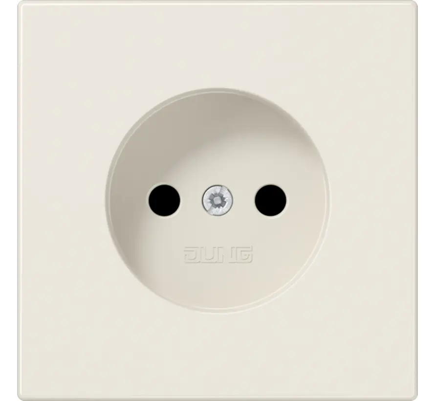 wandcontactdoos zonder randaarde LS990 creme (LS 1910 N)