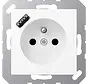wandcontactdoos penaarde Safety+ met USB type A A-range sneeuwwit mat (A 1520 F-18 A WWM)