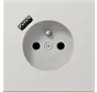 wandcontactdoos penaarde Safety+ met USB type A LS990 lichtgrijs (LS 1520 F-18 A LG)