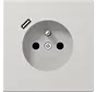 wandcontactdoos penaarde Safety+ met USB type C LS990 lichtgrijs (LS 1520 F-18 C LG)