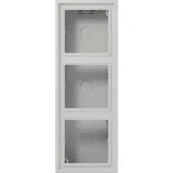 JUNG opbouwbak 3-voudig LS990 lichtgrijs (LS 583 A LG)