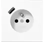 wandcontactdoos penaarde Safety+ met USB type A LS990 alpine wit (LS 1520 F-18 A WW)