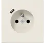 wandcontactdoos penaarde Safety+ met USB type C LS990 creme (LS 1520 F-18 C)