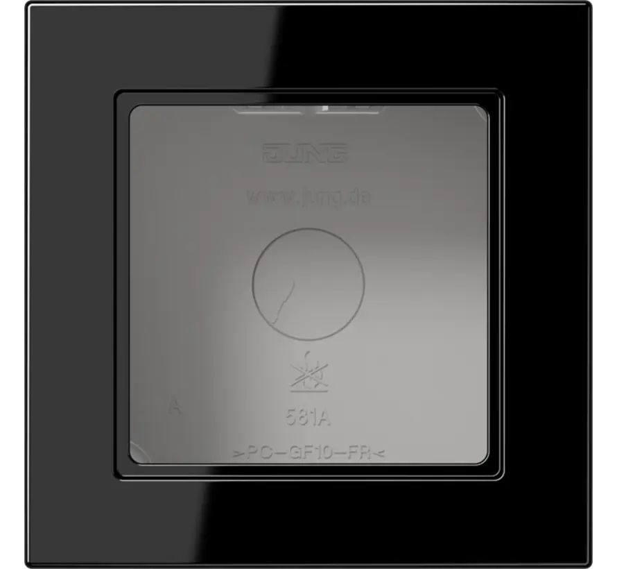 opbouwbak 1-voudig A550 zwart (A 5581 BF A SW)