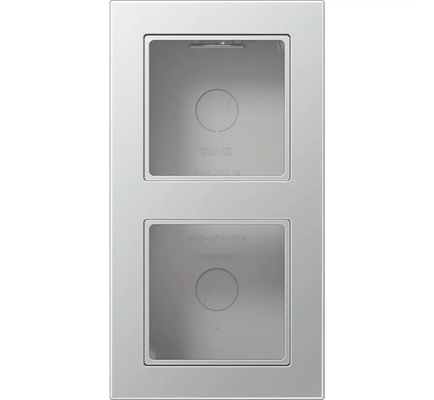 opbouwbak 2-voudig A550 aluminium (A 5582 BF A AL)