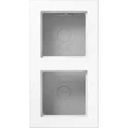 JUNG opbouwbak 2-voudig A550 alpine wit (A 5582 BF A WW)