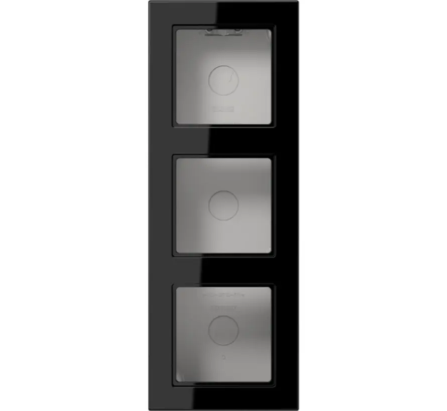 opbouwbak 3-voudig A550 zwart glans (A 5583 BF A SW)