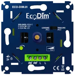 EcoDim universele LED dimmer 0 - 300 Watt RLC (ECO-DIM.01)