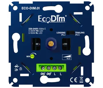 EcoDim universele LED dimmer 0 - 300 Watt RLC (ECO-DIM.01)
