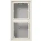 opbouwbak 2-voudig LS990 creme (LS 582 A W)