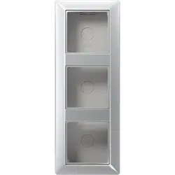 JUNG opbouwbak 3-voudig A-range aluminium (AS 583 A AL)
